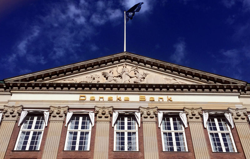 © Reuters. FILE PHOTO: General view of the Danske Bank building in Copenhagen