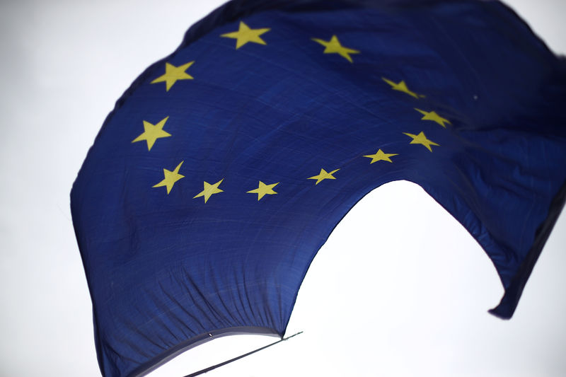 © Reuters. Bandeira da União Europeia em Londres
