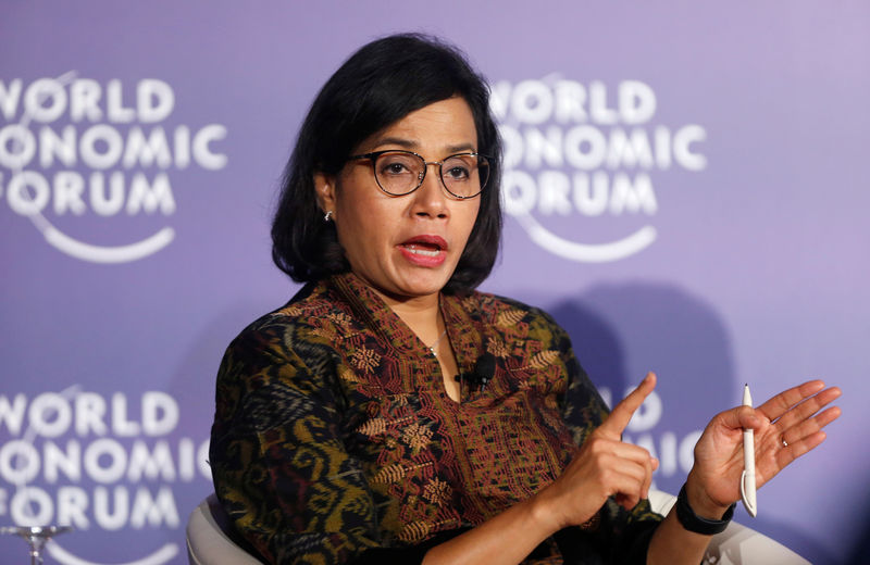 © Reuters. FILE PHOTO: Indonesia's Finance Minister Sri Mulyani Indrawati attends the World Economic Forum on ASEAN at the Convention Center in Hanoi