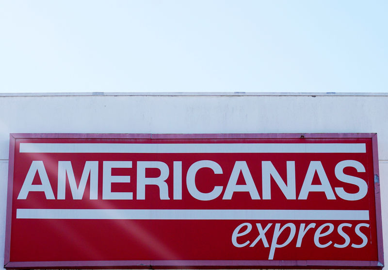 © Reuters. Logo das Lojas Americanas Express no Rio de Janeiro