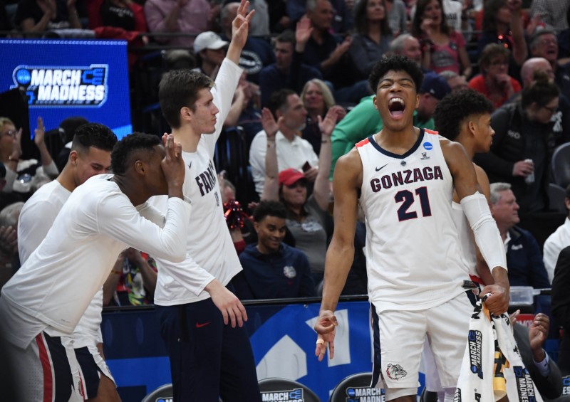 © Reuters. NCAA Basketball: NCAA Tournament-Farleigh Dickinson vs Gonzaga