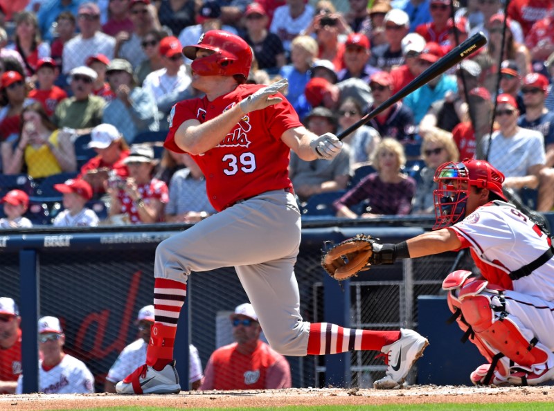 © Reuters. MLB: Spring Training-St. Louis Cardinals at Washington Nationals