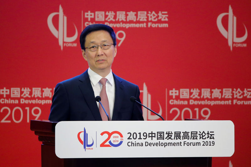© Reuters. مسؤول: الصين واثقة من تحقيق الأهداف الاقتصادية للعام 2019