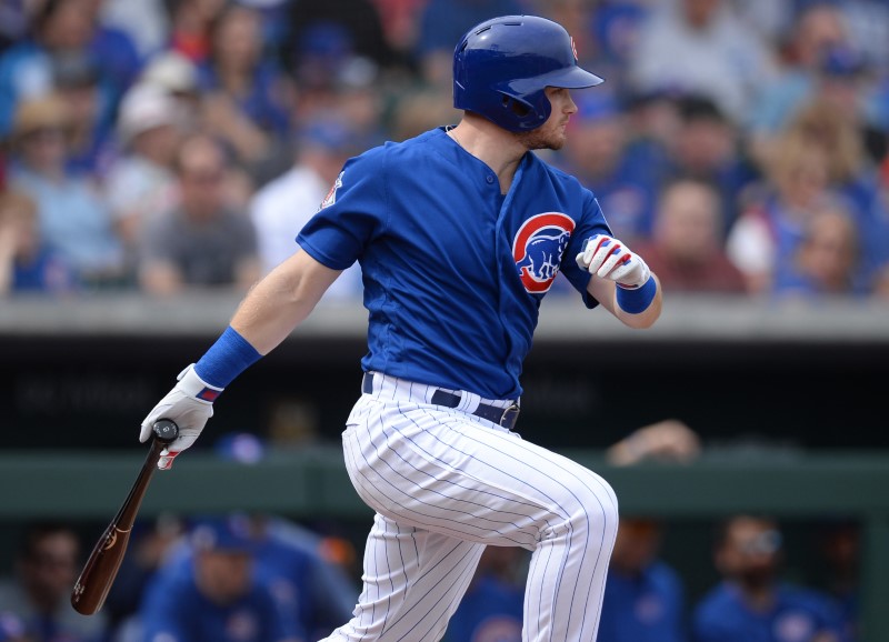 © Reuters. MLB: Spring Training-Colorado Rockies at Chicago Cubs