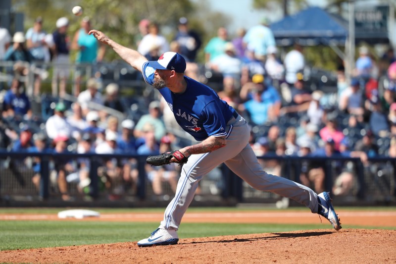 © Reuters. MLB: Spring Training-Toronto Blue Jays at Tampa Bay Rays