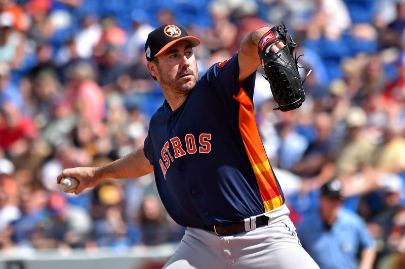 © Reuters. MLB: Spring Training-Houston Astros at New York Mets