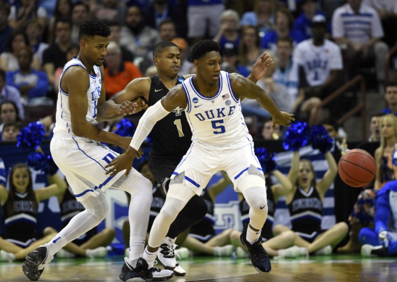 © Reuters. NCAA Basketball: NCAA Tournament-Second Round-Duke vs UCF