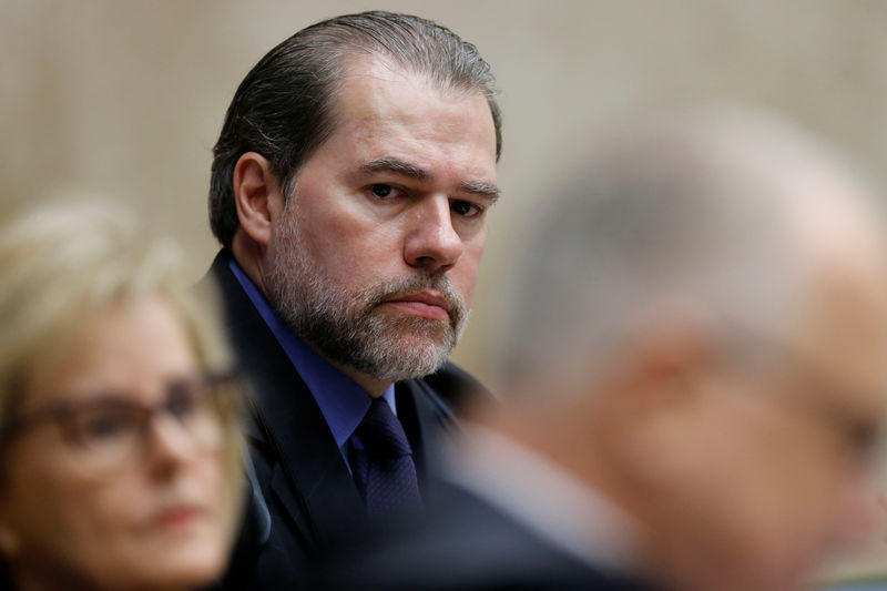 © Reuters. Dias Toffoli durante sessão do STF