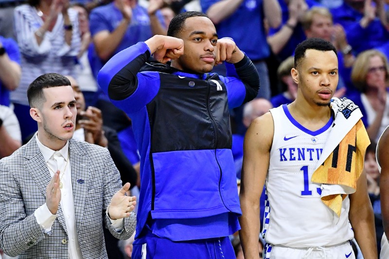 © Reuters. NCAA Basketball: NCAA Tournament-Second Round-Wofford vs Kentucky