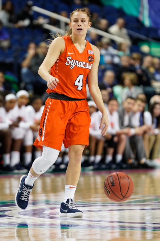 © Reuters. FILE PHOTO: NCAA Womens Basketball: Atlantic Coast Conference Tournament - Syracuse vs Notre Dame