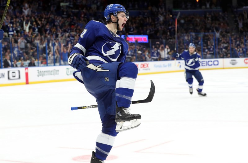 © Reuters. NHL: Boston Bruins at Tampa Bay Lightning