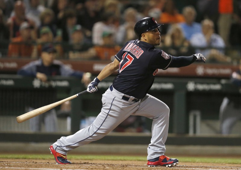 © Reuters. MLB: Spring Training-Cleveland Indians at San Francisco Giants