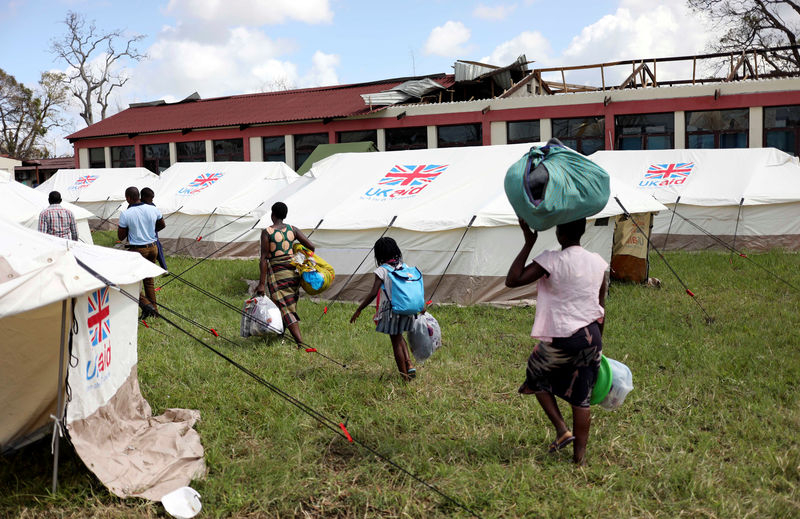 © Reuters. 1,85 MILLION DE PERSONNES TOUCHÉES PAR LE CYCLONE IDAI AU MOZAMBIQUE, SELON L'ONU