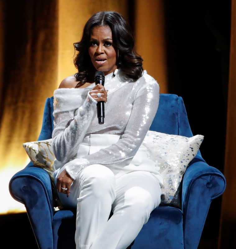 © Reuters. Ex-primeira-dama dos EUA, Michelle Obama, em Chicago