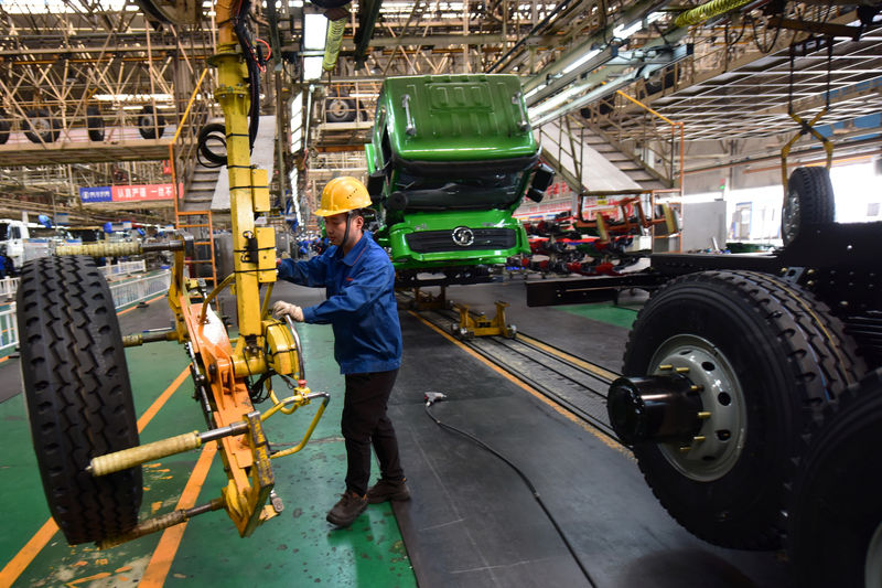 © Reuters. CHINE: PLUS FORTE BAISSE DES PROFITS DANS L'INDUSTRIE DEPUIS 2011