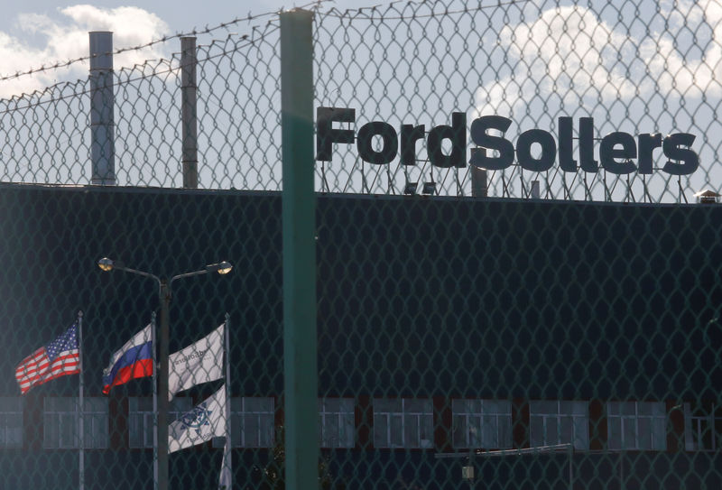 © Reuters. A view shows a factory of Ford Sollers in Vsevolozhsk