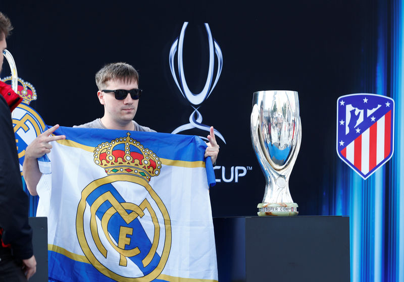 © Reuters. Soccer Football - UEFA Super Cup - Real Madrid v Atletico Madrid