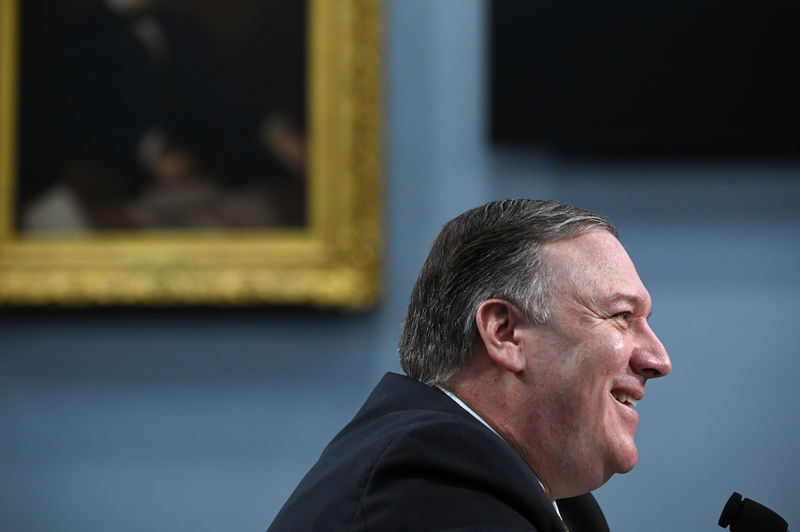 © Reuters. Pompeo testifies in House Appropriations Subcommittee hearing