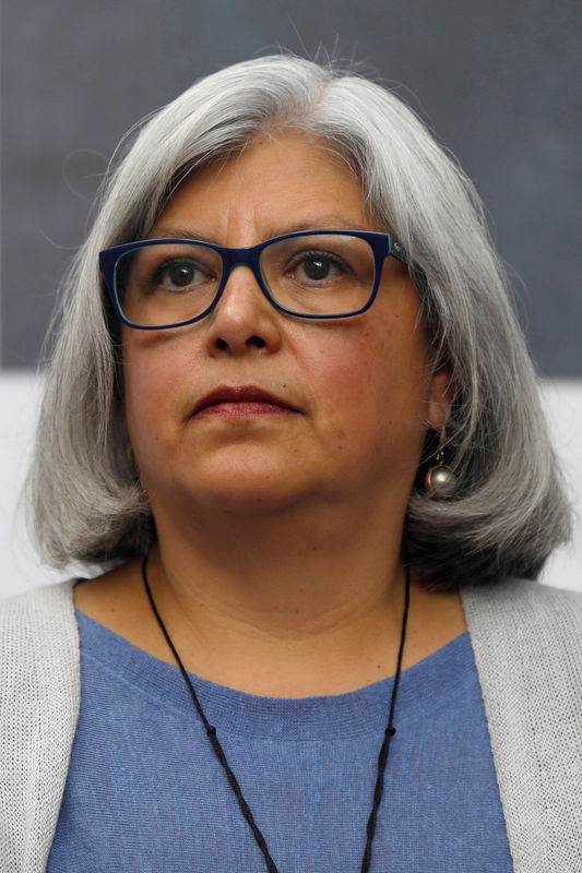 © Reuters. FILE PHOTO: Graciela Marquez, picked by Mexico's President-Elect Lopez Obrador as Economy Minister, takes part in a news conference in Mexico City