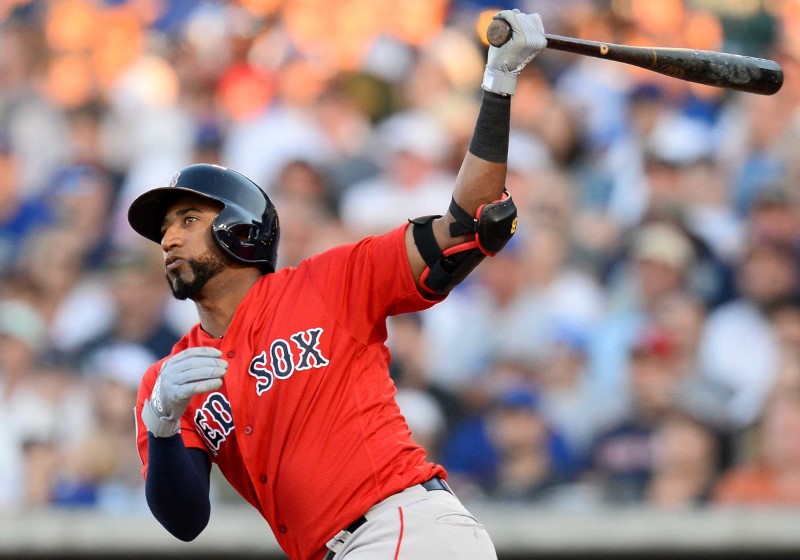 © Reuters. MLB: Spring Training-Boston Red Sox at Chicago Cubs