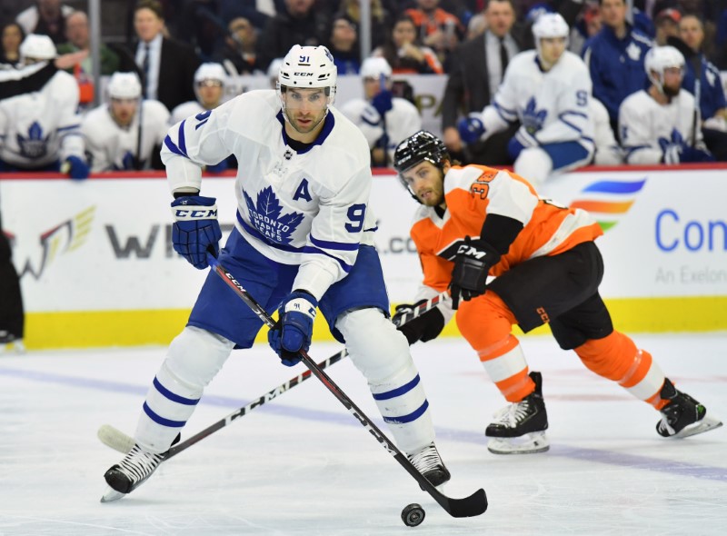 © Reuters. NHL: Toronto Maple Leafs at Philadelphia Flyers