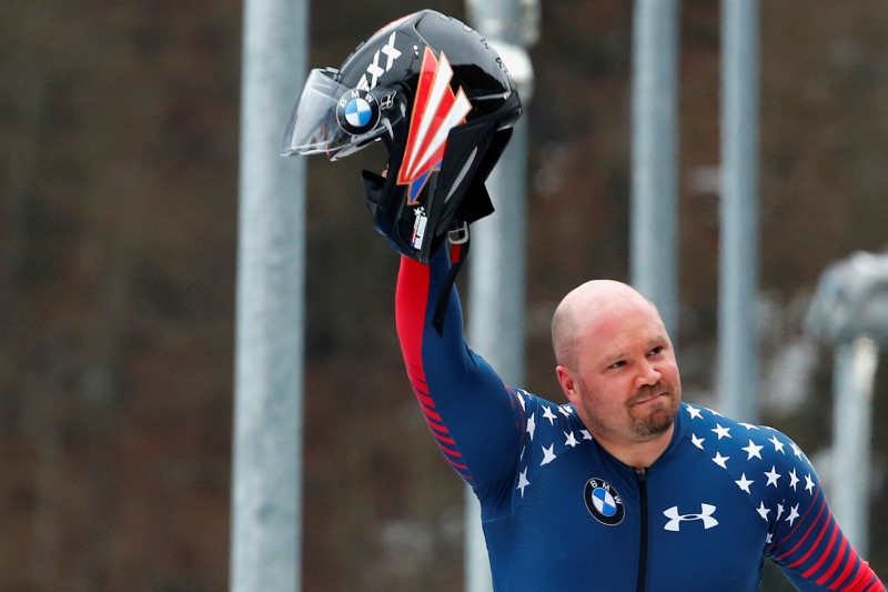 © Reuters. FILE PHOTO: Bobsleigh - BMW IBSF Bob & Skeleton World Championships - 4-men final race - Koenigssee