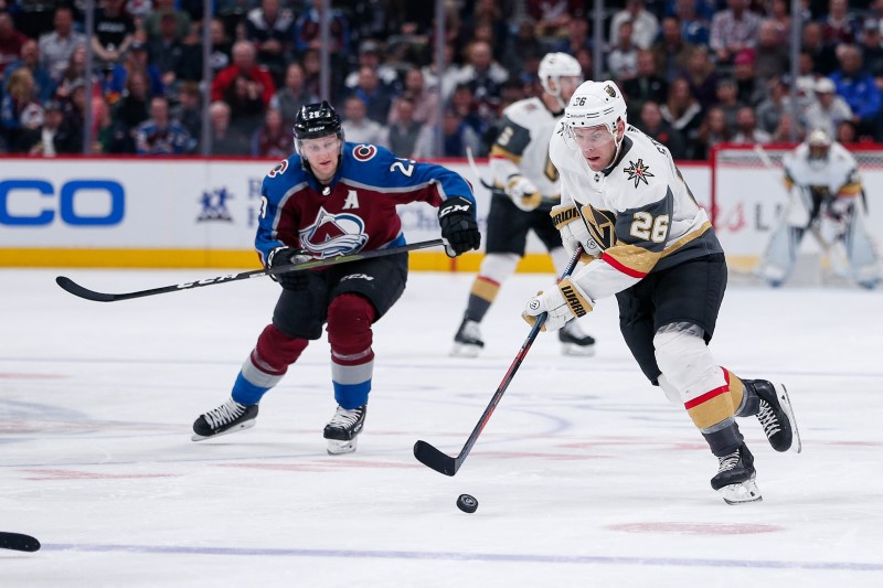 © Reuters. NHL: Vegas Golden Knights at Colorado Avalanche