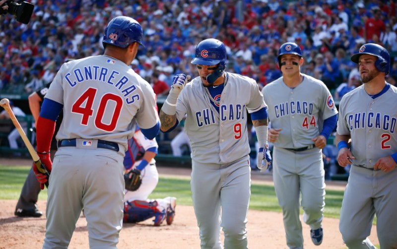 © Reuters. MLB: Chicago Cubs at Texas Rangers