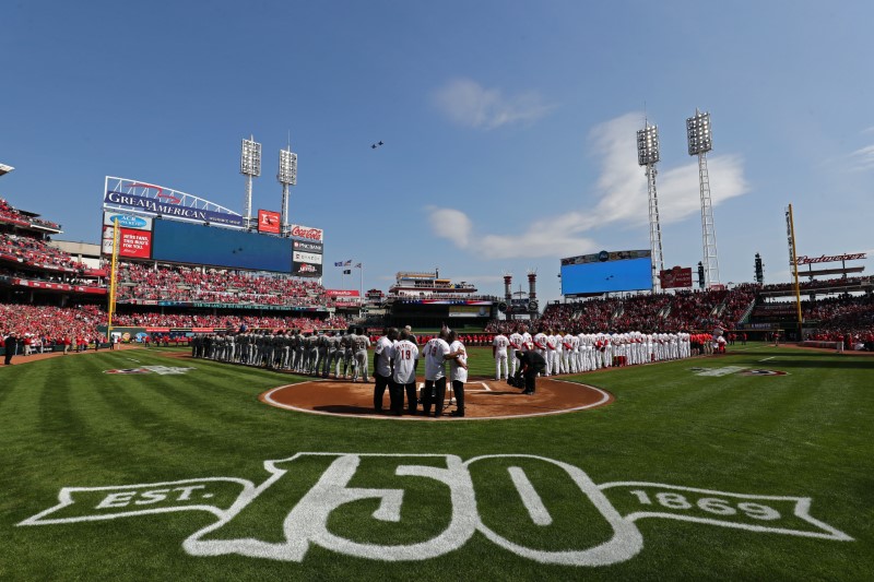 © Reuters. MLB: Pittsburgh Pirates at Cincinnati Reds