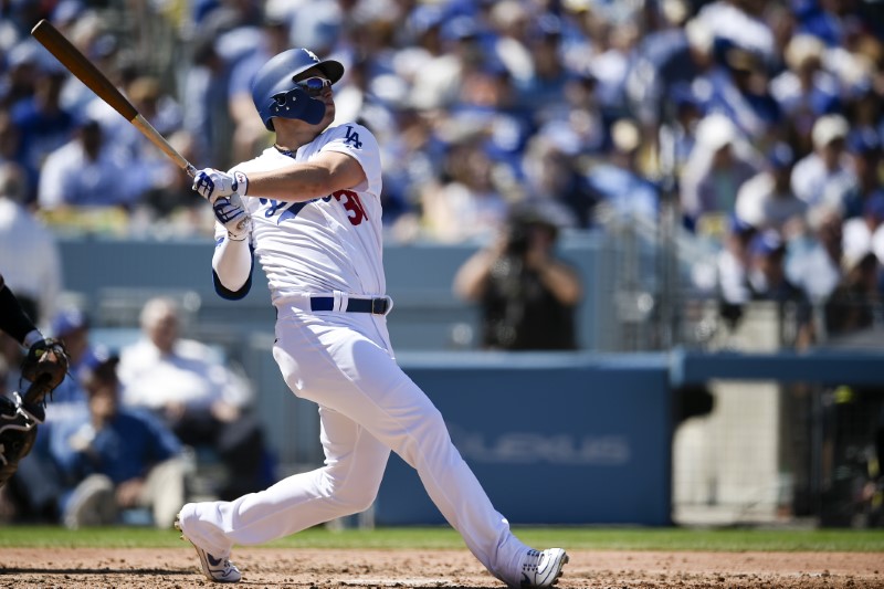 © Reuters. MLB: Arizona Diamondbacks at Los Angeles Dodgers