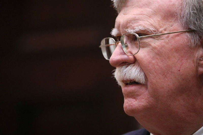 © Reuters. Conselheiro de segurança nacional da Casa Branca, John Bolton, em Washington