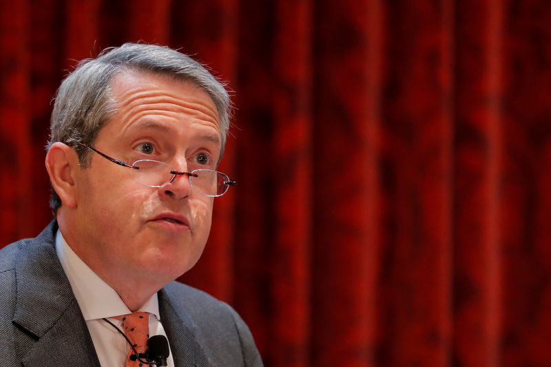 © Reuters. Federal Reserve Vice Chairman for Supervision Randal Quarles addresses the Economic Club of New York in New York