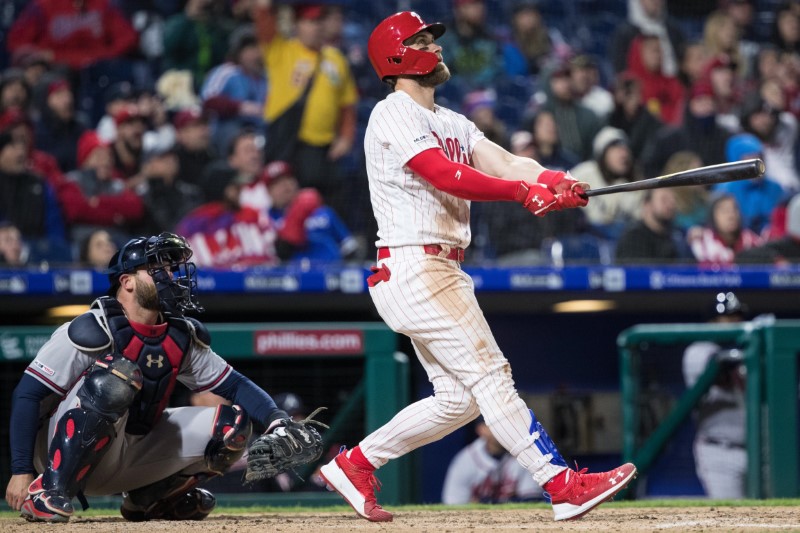 © Reuters. MLB: Atlanta Braves at Philadelphia Phillies