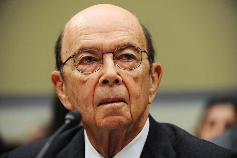 © Reuters. FILE PHOTO: U.S. Commerce Secretary Wilbur Ross testifies before a House Oversight and Reform Committee hearing