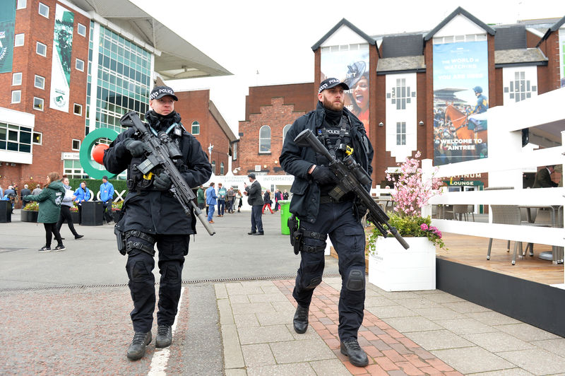 © Reuters. الشرطة البريطانية تستعد لأي اضطرابات بعد الخروج من الاتحاد الأوروبي