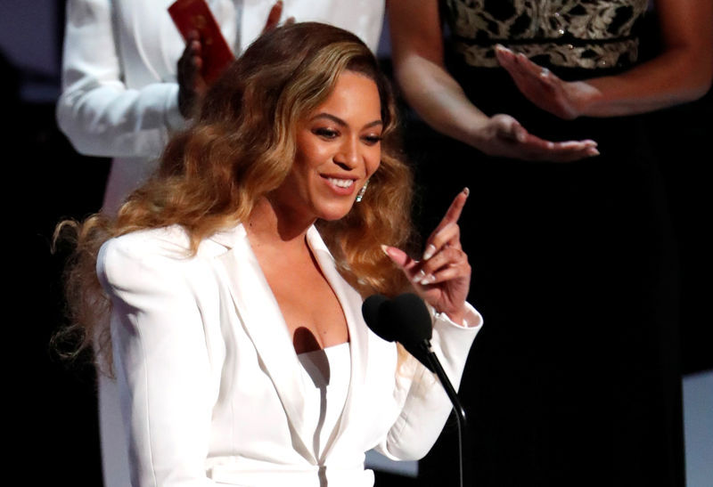 © Reuters. Beyoncé durante premiação em Los Angeles