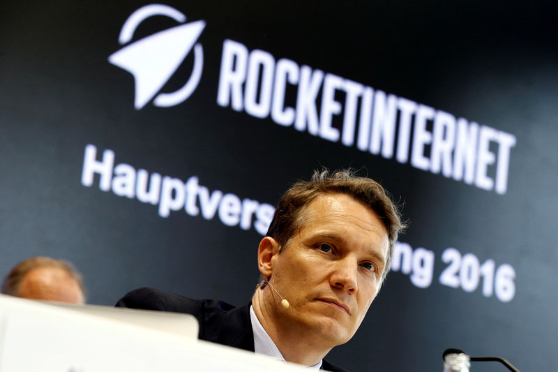 © Reuters. CEO da Rocket Internet, Oliver Samwer, em reunião da empresa em Berlim