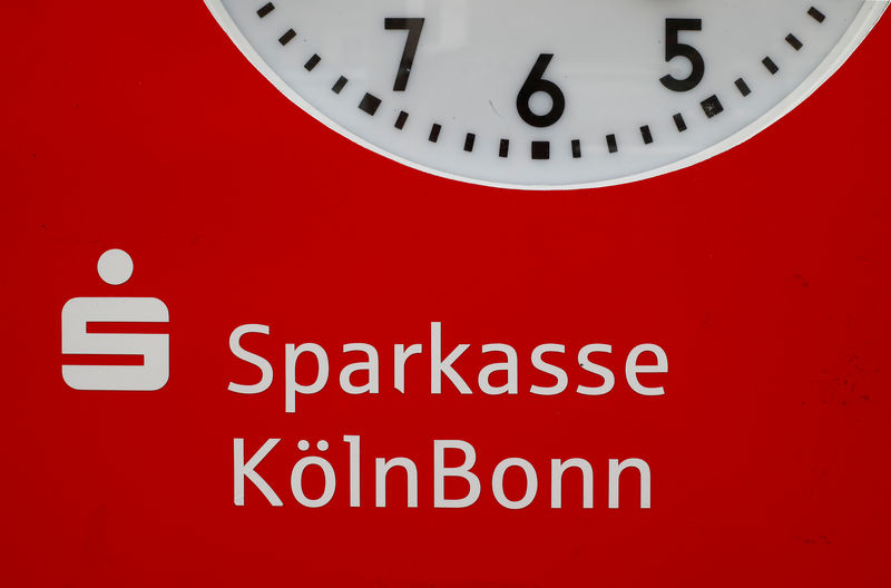 © Reuters. Cologne Bonn Sparkasse bank in Bonn