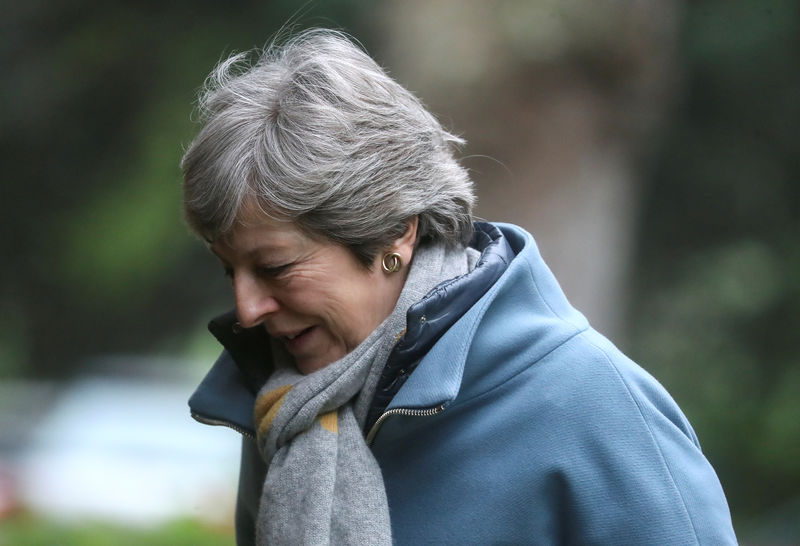 © Reuters. La primera ministra británica, Theresa May, cerca de High Wycombe