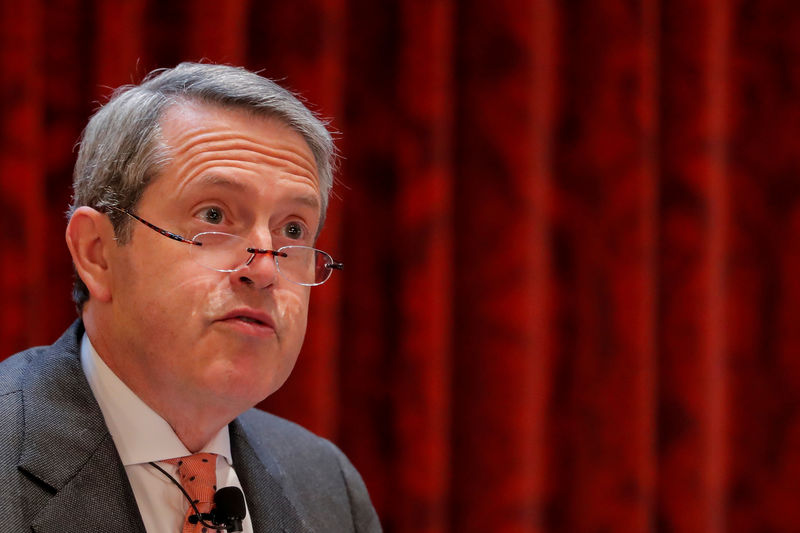 © Reuters. FILE PHOTO: Federal Reserve Vice Chairman for Supervision Randal Quarles addresses the Economic Club of New York in New York