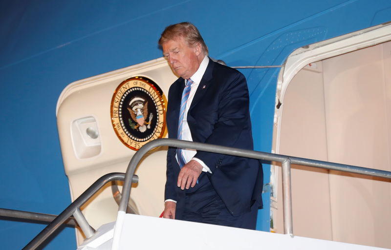 © Reuters. Trump carga contra la UE por disputa sobre aviones y anuncia aranceles multimillonarios