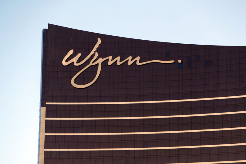 © Reuters. FILE PHOTO:  Wynn Resorts Ltd property in Las Vegas