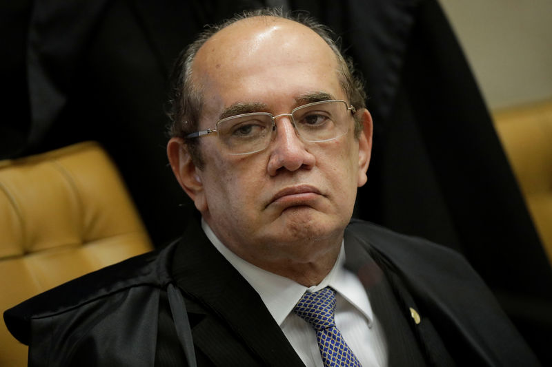 © Reuters. Ministro Gilmar Mendes durante sessão do STF