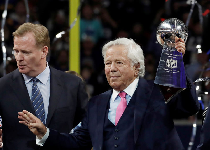 © Reuters. FILE PHOTO: Super Bowl LIII - New England Patriots v Los Angeles Rams