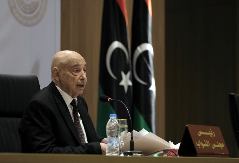 © Reuters. رئيس برلمان شرق ليبيا يقول الحملة للسيطرة على طرابلس مستمرة