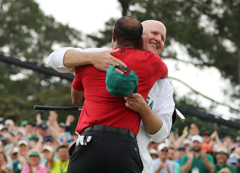 Woods wins Masters to claim first major in 11 years By Reuters