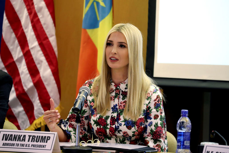 © Reuters. A assessora da Casa Branca Ivanka Trump participa de reunião na sede da  Comissão Econômica das Nações Unidas para a África em Addis Abeba, na Etiópia