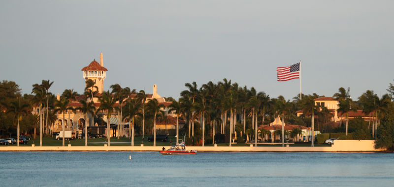 © Reuters. Visão geral da residência de Mar-a-Lago, em Palm Beach, na Flórida