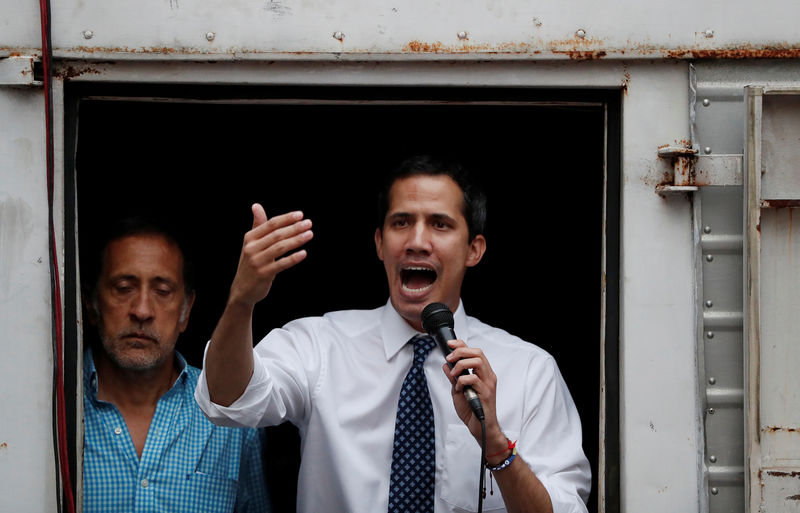 © Reuters. Foto de archivo del líder opositor de Venezuela, Juan Guaidó, en un acto en Caracas