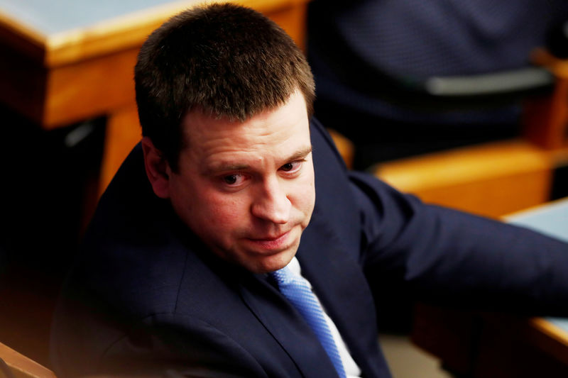 © Reuters. FILE PHOTO: Estonia's Prime Minister Ratas attends the opening session of Estonian Parliament in Tallinn